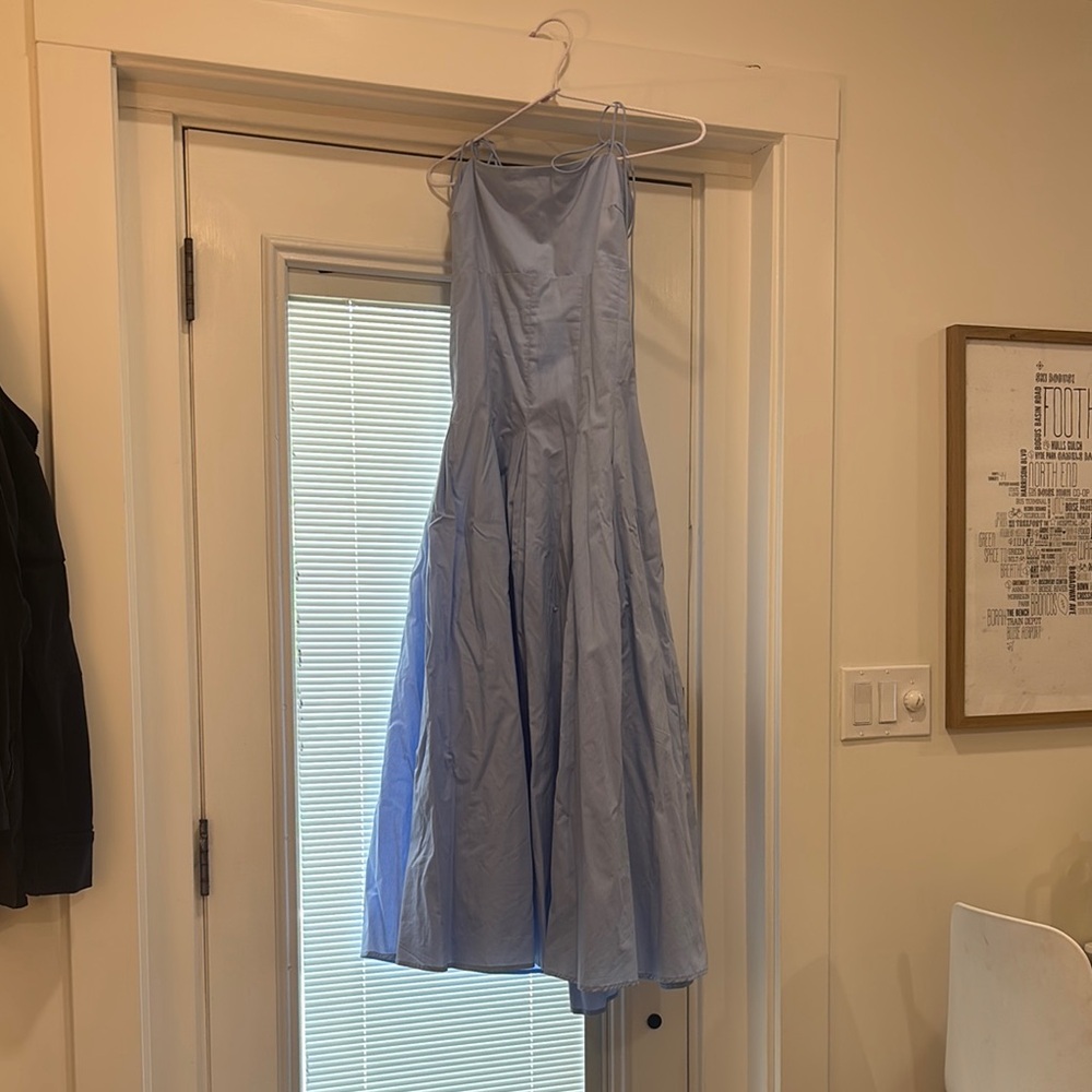 Briony Blue Midi Dress